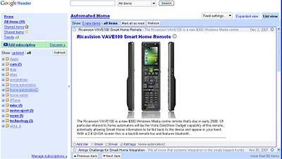 Google Reader Google Reader